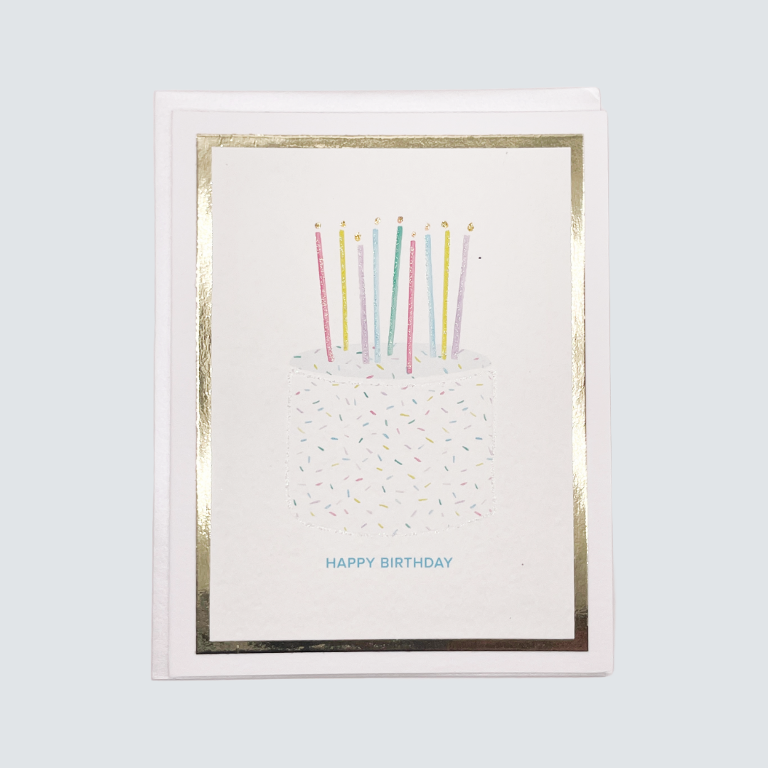 Funfetti Birthday Cake Card