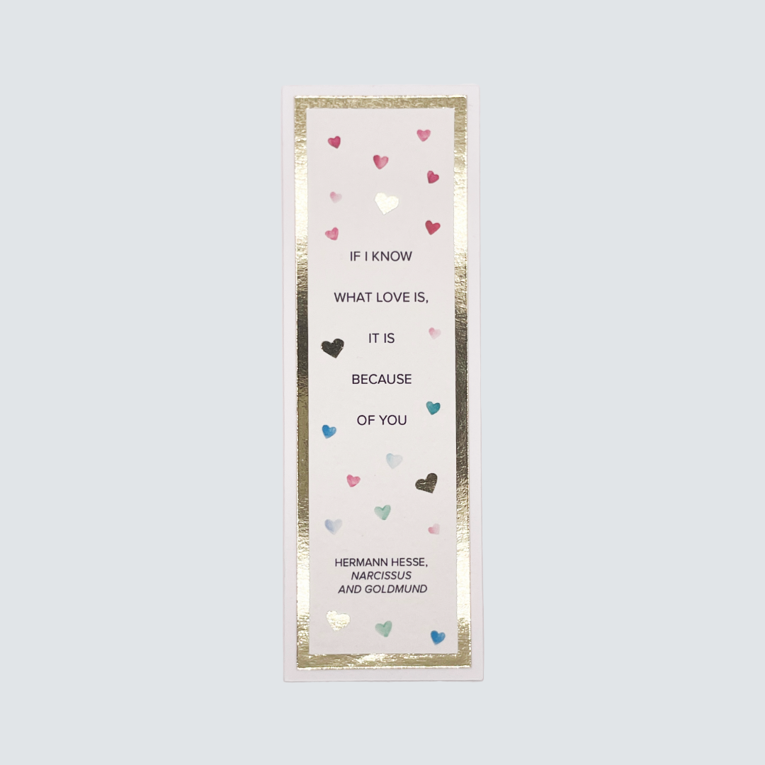 "If I Know What Love Is" Bookmark