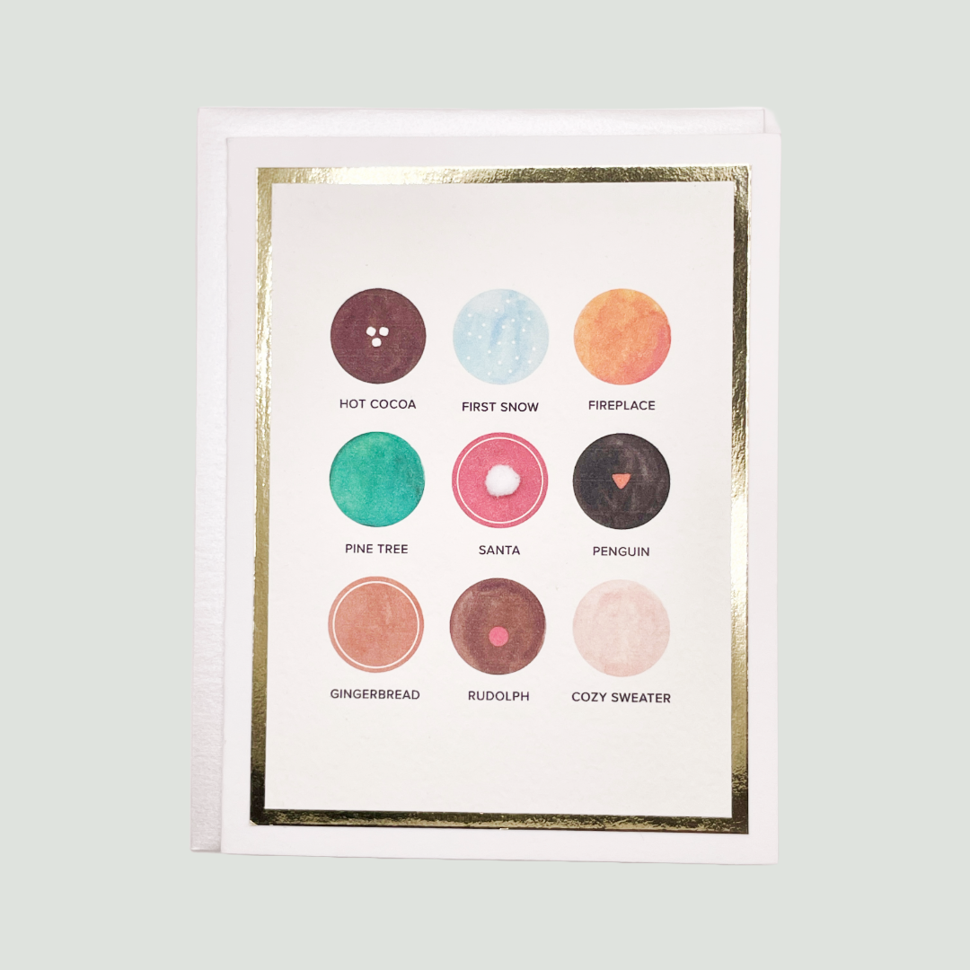 Colors of Christmas Card | HappiHello