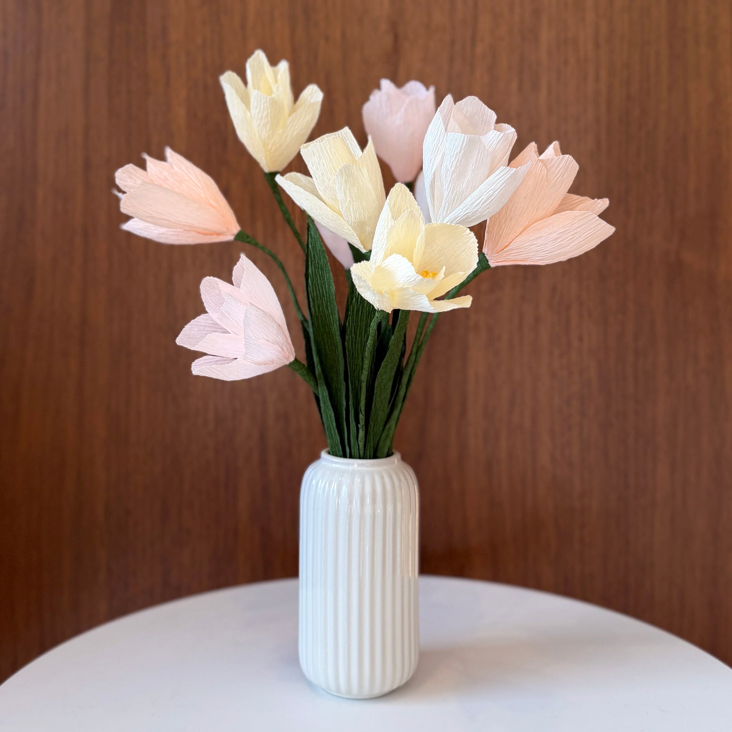 Paper tulip bud vase (Ready-to-ship)