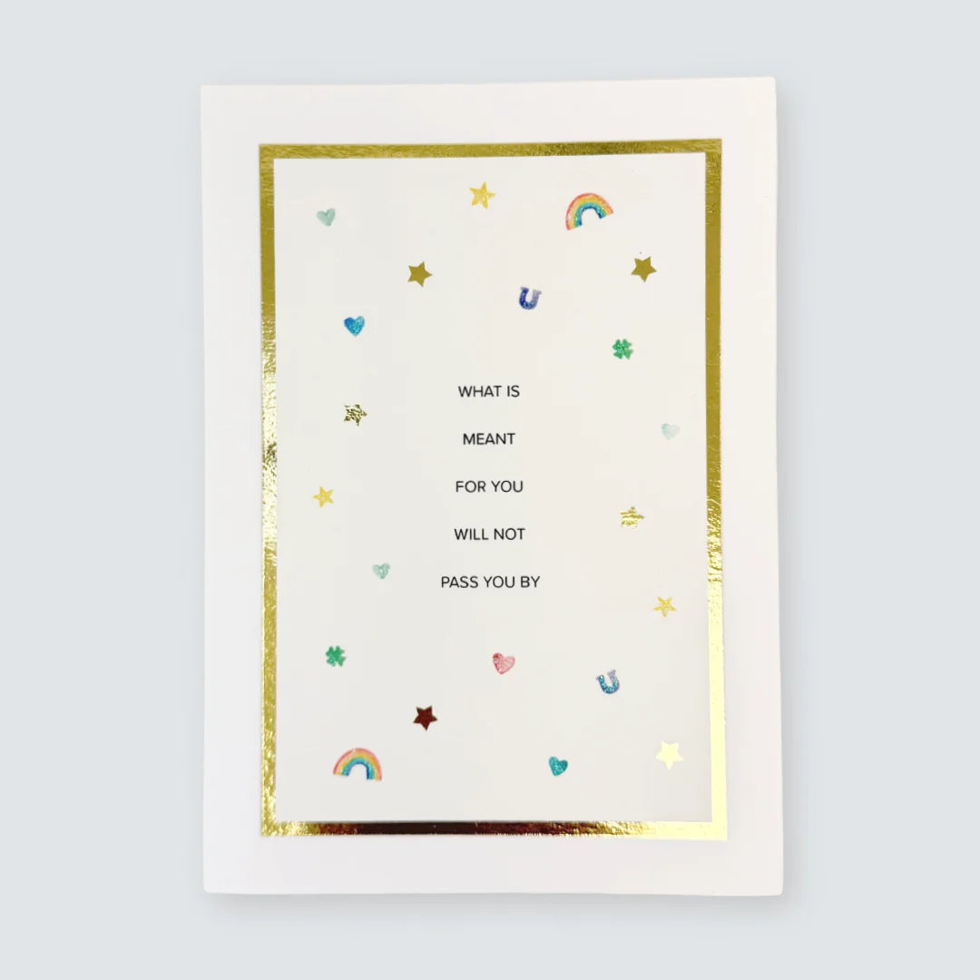 What Is Meant for You Watercolor Art Print 5x7 | Handmade Wall Art